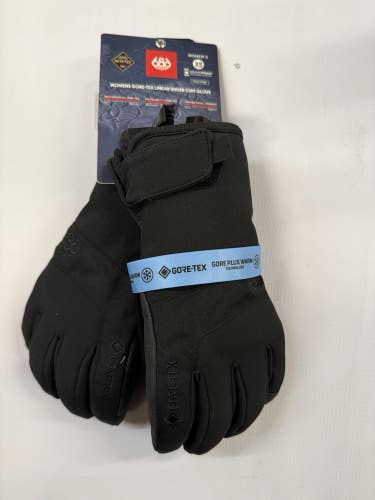 686 Womens gore tex linear Under Cuff Glove Size XS Black New With Tags