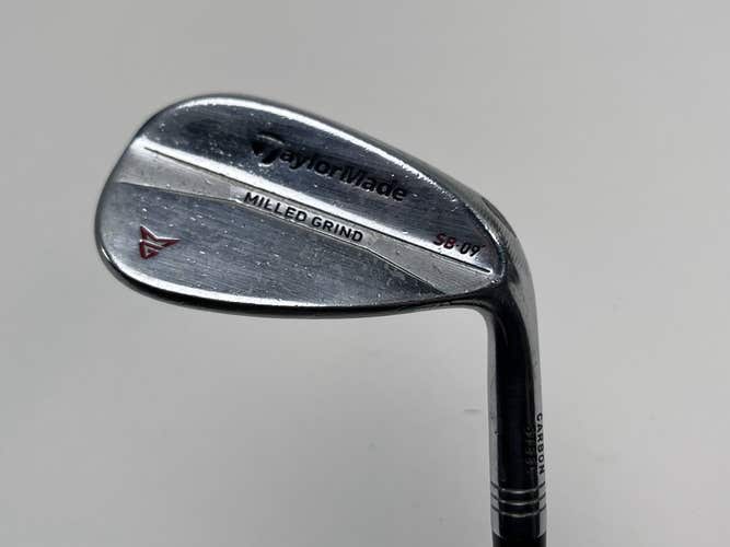 TaylorMade Milled Grind Satin Chrome Wedge 52* 9 Bounce SB Wedge Steel Mens RH