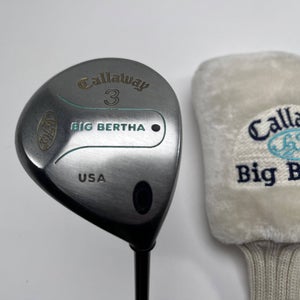 Callaway Big Bertha S2H2 3 Fairway Wood 15* GEMS Ladies Graphite Womens RH HC