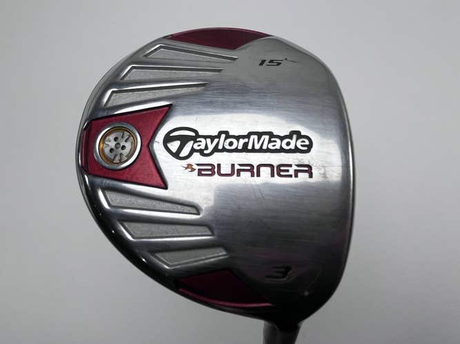 TaylorMade Burner Steel 2007 3 Fairway Wood 15* REAX SuperFast 50g Stiff Mens RH