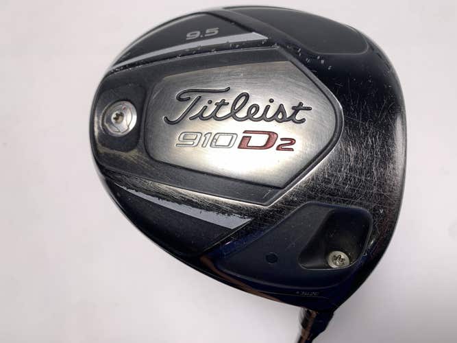 Titleist 910 D2 Driver 9.5* Fujikura Motore F3 60g Stiff Graphite Mens RH