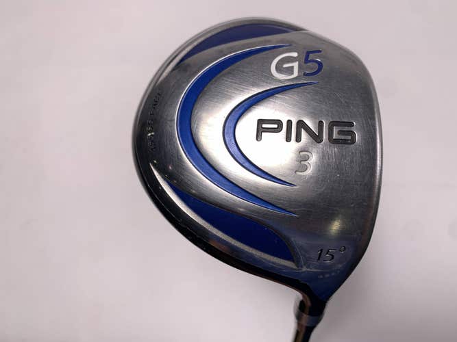 Ping G5 3 Fairway Wood 15* Aldila NV Green 75g Stiff Graphite Mens RH