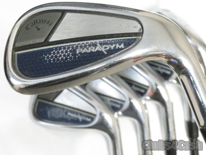 Callaway Paradym Irons KBS Max Graphite 65 Regular Flex 6-P+Aw