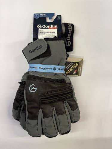 Gordini GTX Storm Short Men's Winter Gloves Gunmetal Black XLarge