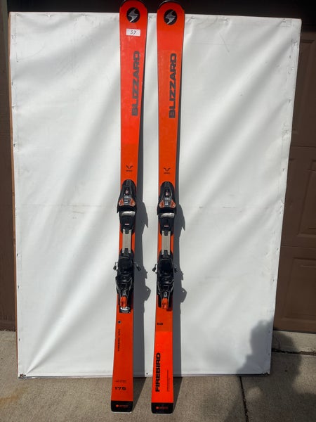 Unisex 2025 Blizzard Firebird WRC 175 cm All Mountain Skis With Bindings Max Din 14 (Used)