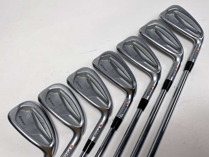 Ping i200 Iron Set 4-PW Orange Dot AWT 2.0 Stiff Steel Mens RH