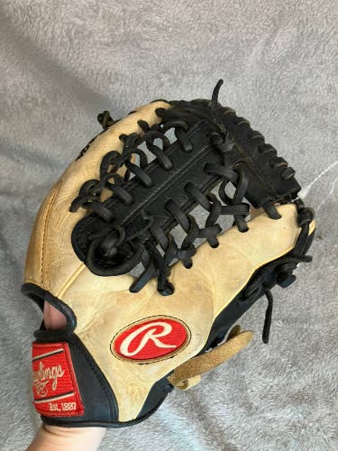 Brown Rawlings Gold Glove Elite RH Outfield Baseball Glove 11.5" (Used)