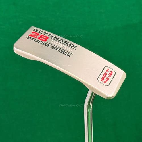Bettinardi Studio Stock 28 Single-Bend 35" SB Putter w/ Super Stroke & HC