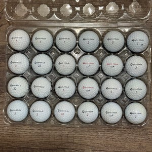24 TaylorMade TP5x Golf Balls - 5A Mint / 4A Near Mint Condition