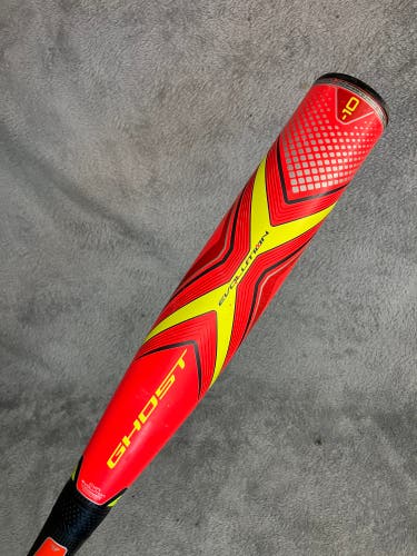 2019 Easton Ghost X Evolution Composite Bat USABat Certified (-10) Composite 21 oz 31" (Used)