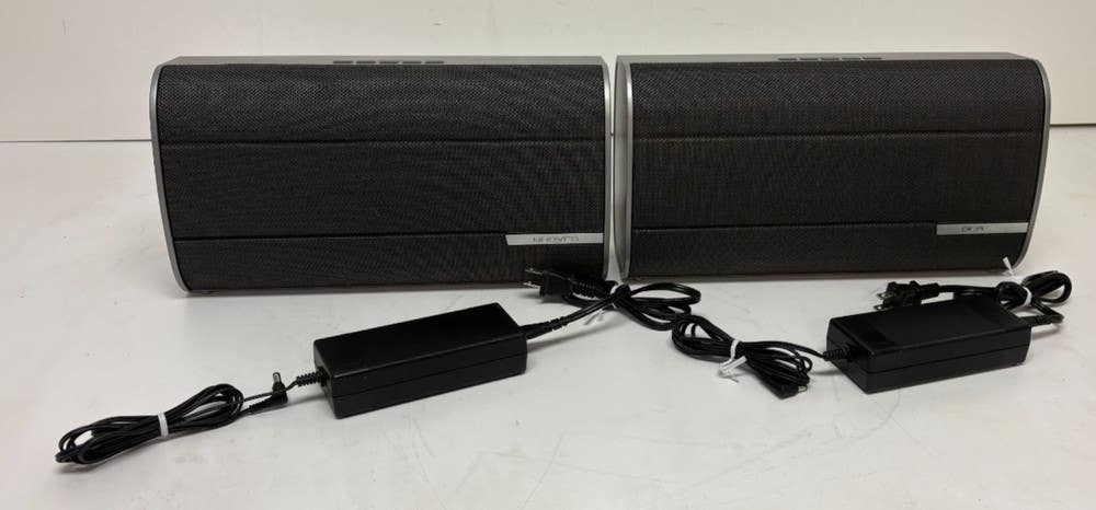 BRAVEN 2300 Portable Bluetooth Wireless Stereo Pairable 2-Way Plug-In Speakers