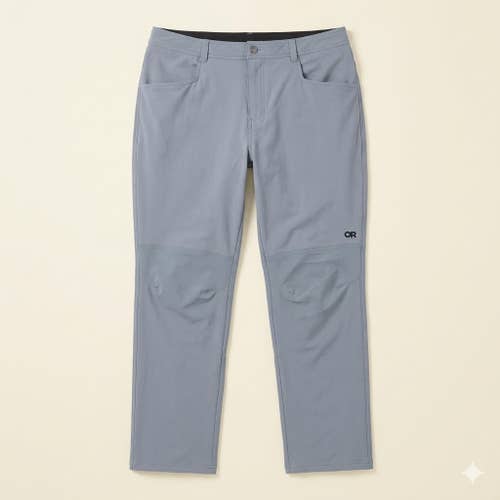 NWT Outdoor Research Mens Methow Pants Slate Grey Fleece Lined Hiking Size 42x32