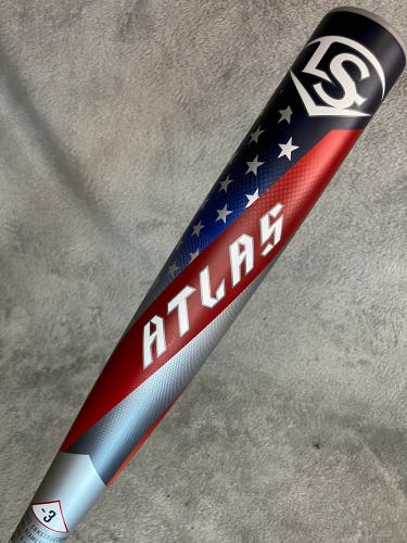 2025 Louisville Slugger Atlas Alloy Bat BBCOR Certified (-3) Alloy 30.5 oz 33.5" (Used)