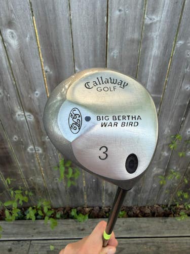 Callaway Big Bertha Warbird 3-Wood RCH 96 Firm Stiff Flex 42.75 NICE