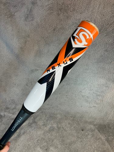 White 2024 Louisville Slugger Nexus Composite Bat (-12) Composite 16 oz 28" (Used)