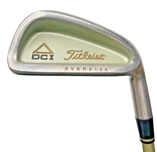 Titleist DCI Gold Oversize 7 Iron Minus 1 Inch RH Regular Graphite 36" Nice Grip