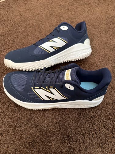 Blue Men's Size M 12.0 (W 13.0) Adult New Balance Fresh Foam Turf 3000 Shoes (New)