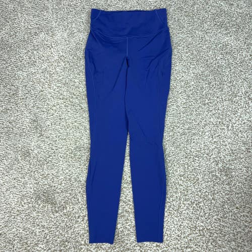 Lululemon Pants Womens 6 Blue High Rise Ankle Leggings Pockets Yoga Base Pace