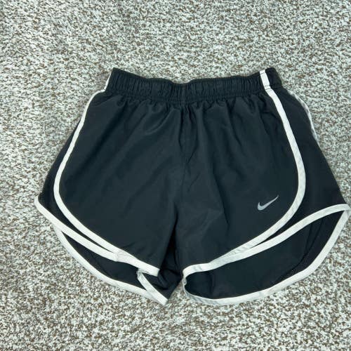 Nike Shorts Women XS Black Dri-FIT Lined Running Athletic Tempo Gym Sport Swoosh