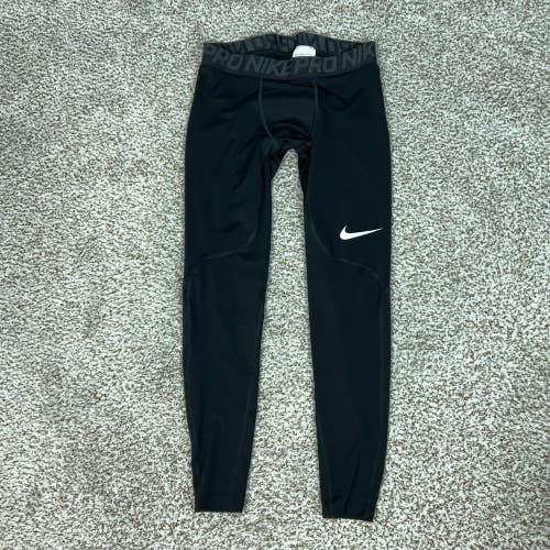 Nike Pants Mens Medium Black Pro Dri-FIT Compression Leggings Running Athletic