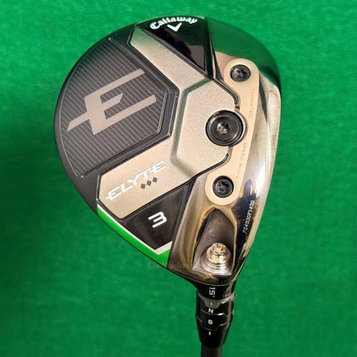 Callaway ELYTE Triple Diamond 15 Fairway 3 Wood Tensei 1K Black 75 X-Stiff w/HC