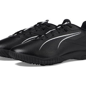 Puma Ultra 5 Play 107905-02 Mens Black White Low Top Turf Football Boots HTAT845