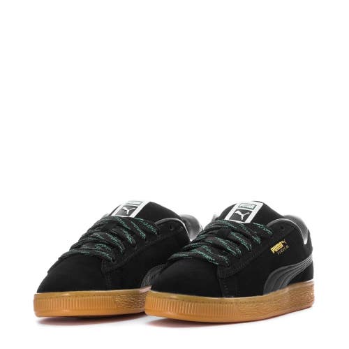Puma Suede XL 39818502 Sneaker Kids 12 Black Gum Low Top Lifestyle Shoes HTAT844