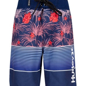 Hurley Americana Boardshorts Boys Night Force Floral Drawstring Waist DSGL1146