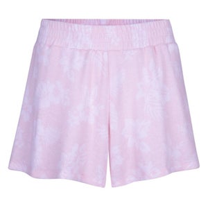Hurley Swing Shorts Girls Large Pink Floral Stretch Elast Waist Cottage DSGL1152