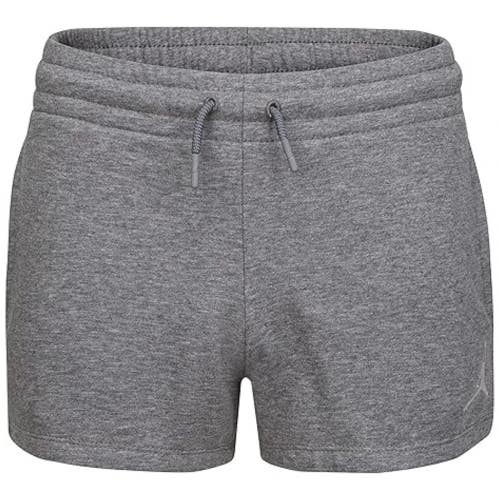 Jordan Essentials Shorts Girls Medium Gray Drawstring Waist Outdoor DSGL1154