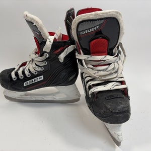 Bauer NSX Ice Hockey Skates, Size 1, Black/Red