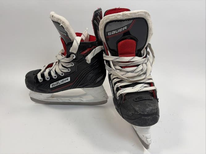 Bauer NSX Ice Hockey Skates, Size 1, Black/Red