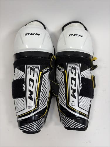 CCM Super Tacks AS1 Ice Hockey Shin Guards, 10"