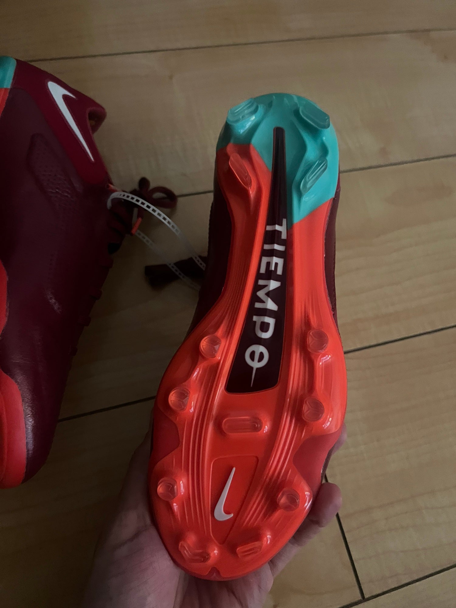 Nike Tiempo Legend 9 Elite FG Soccer Team Red Mystic Men’s Sz 7.5 CZ8482-617 Nike Tiempo Legend 9 Elite FG Team Red Mystic Hibiscus  main image 2