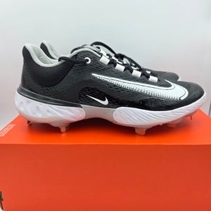 Nike Alpha Huarache Elite 4 Baseball Cleats Black DJ6521-011 Men's Size 10 NEW