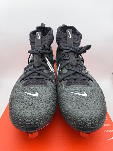 NEW Nike Alpha Huarache NXT Black Metal Baseball Cleats  display picture 3