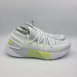 Size 12 - Under Armour HOVR Phantom 3 Grey Mist Lime Surge
