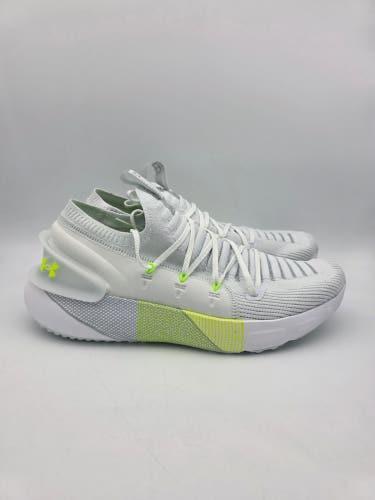 Size 12 - Under Armour HOVR Phantom 3 Grey Mist Lime Surge