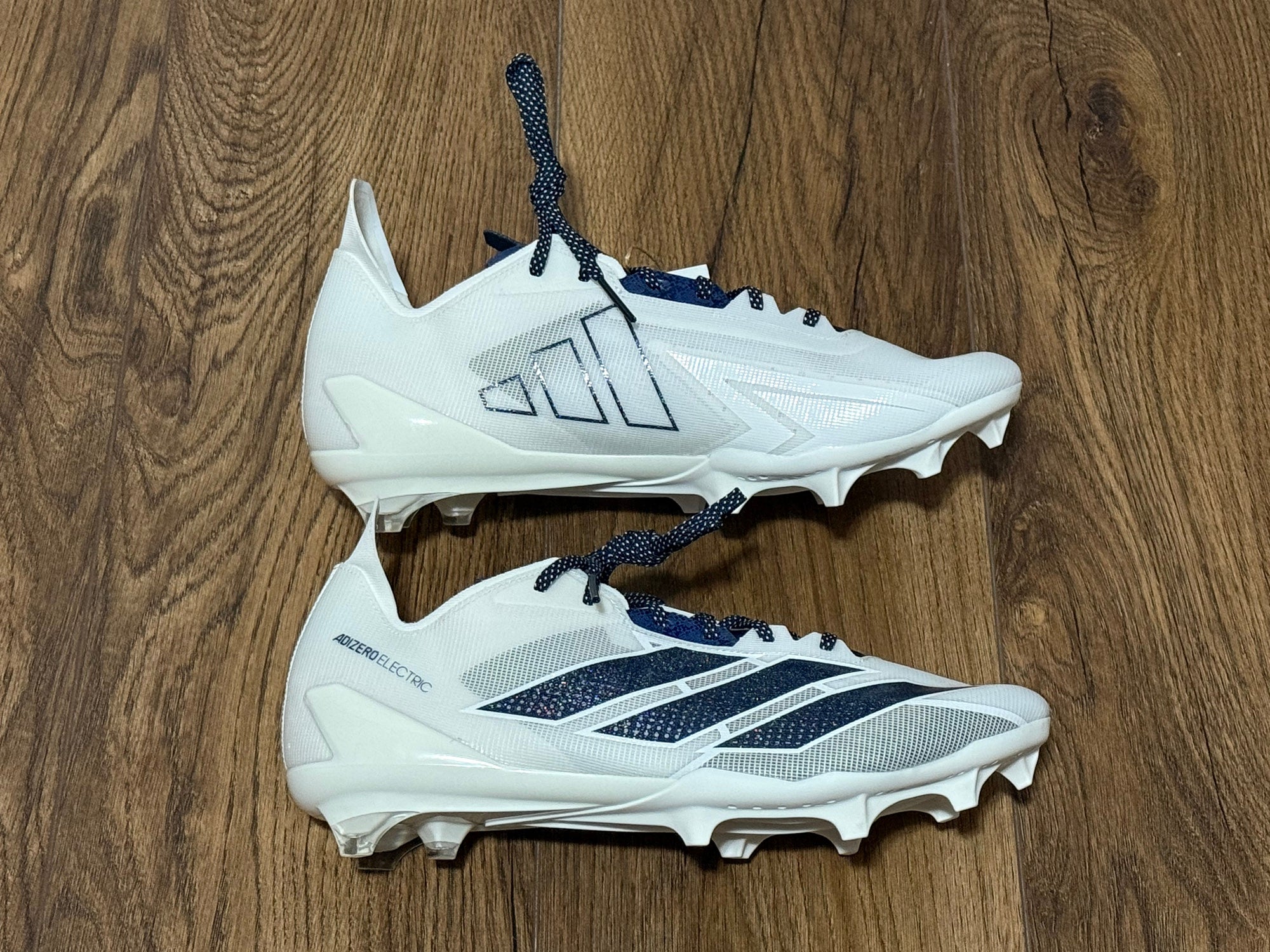 Adidas Adizero 8.0 Football Cleats Blue/White F36588 Size 12 