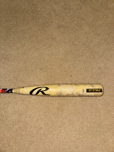 2025 Rawlings Icon Composite BBCOR Certified Bat 34" 31 oz (Used)