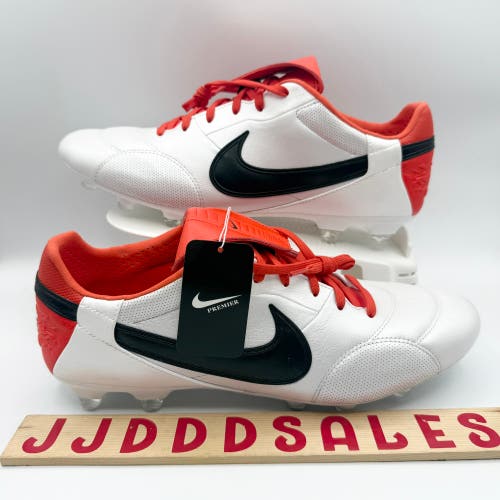 Nike Premier III FG Soccer Cleats White Team Orange HM0265-800 Men’s Sz 12.5

New Without Box