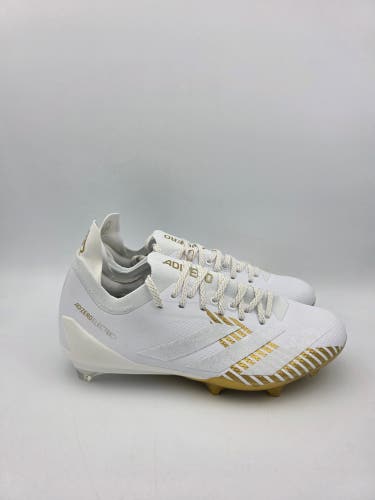 Adidas Adizero Electric + Men's Football Cleats White Gold IE6282 Size 9