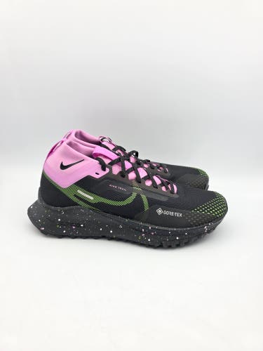Nike Women's React Pegasus Trail 4 GORE-TEX Sz 6.5 FN7102 010 Black /Pink