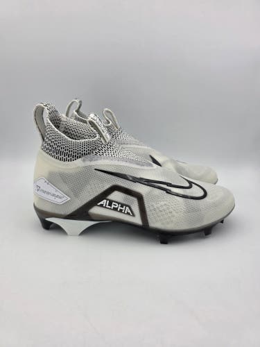 Men's Nike Alpha Menace Elite 3 Size 8 Ghost White Football Cleats CT6648-100