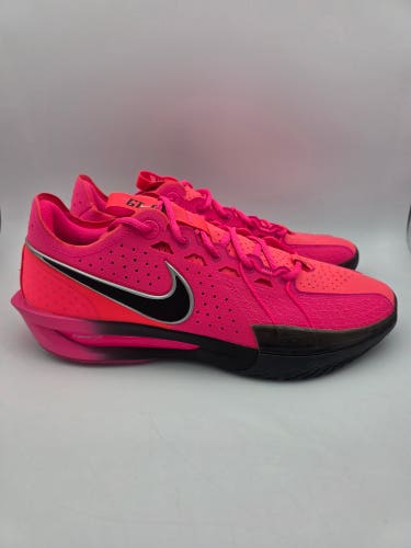 Nike Air Zoom GT Cut 3 Basketball Shoes Mens Sz 14 Psychic Pink Grey DV2913-600