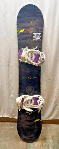 RIDE Fever 144cm Twin-Tip All-MTN Rocker Snowboard K2 Bliss Bindings S/M GREAT