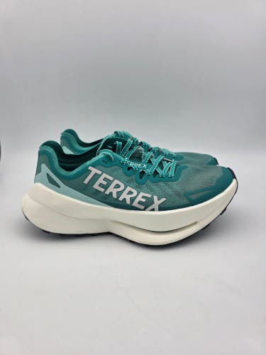 Adidas Terrex Agravic Speed Trail Size 6.5 Womens Pure Teal Running Shoes JR5245