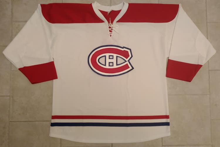H550BK "Canadiens" Style Jersey - Size XXL  - White - New