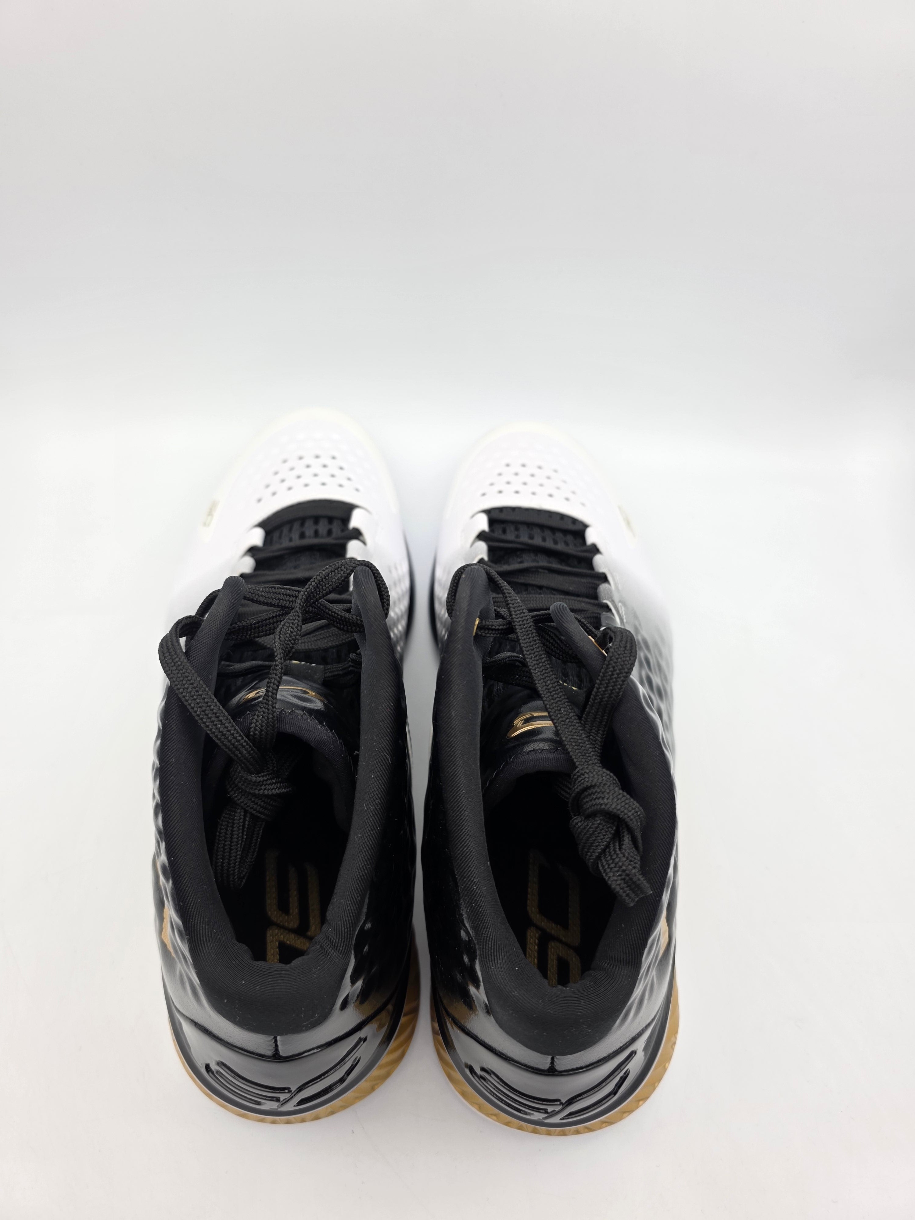 Under Armour Curry 1 Retro MVP Dynasty White Black Gold 