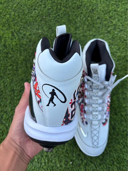 Nike Griffey 2 Jackie Robinson Day PE Metal Baseball Cleats Size 12 Silver Men main image 3